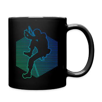 Boulder Grimpeurs Hommes Escalade Bloc - Mug uni - noir - Droite