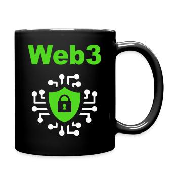 Web3 Cryptocurrency Blockchain Software Developer - Tasse einfarbig - Schwarz - Rechts