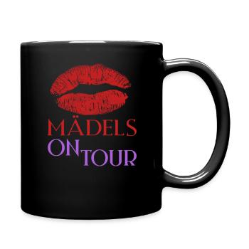 Mädels on Tour - Tasse einfarbig - Schwarz - Rechts