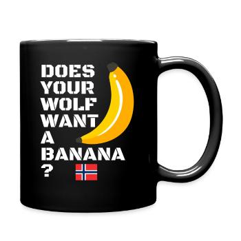 Eurovision Norwegen - Tasse einfarbig - Schwarz - Rechts