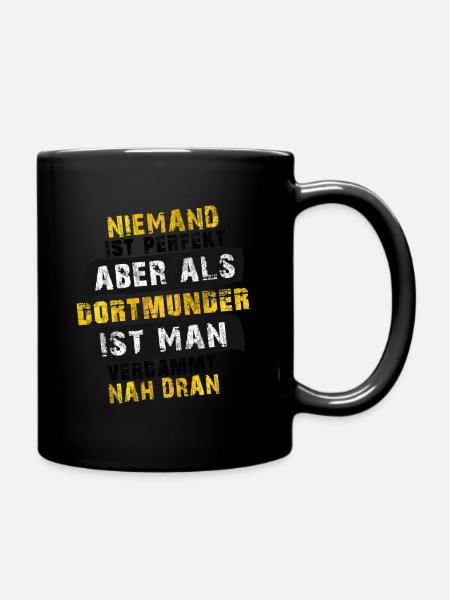 DORTMUNDER - Tasse einfarbig - Schwarz