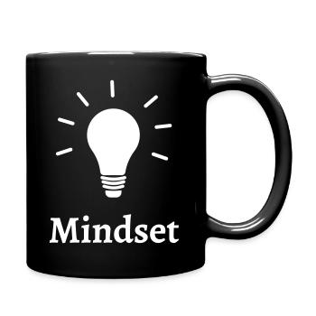 Growth Mindset - Tasse einfarbig - Schwarz - Rechts