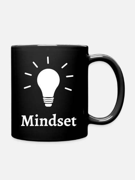Growth Mindset - Tasse einfarbig - Schwarz