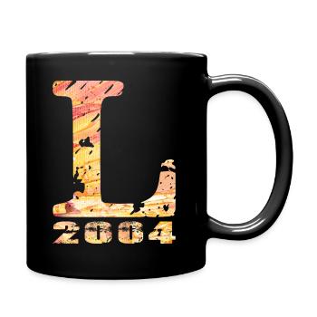 L 2004 Nom Année de naissance Cadeau - Mug uni - noir - Droite