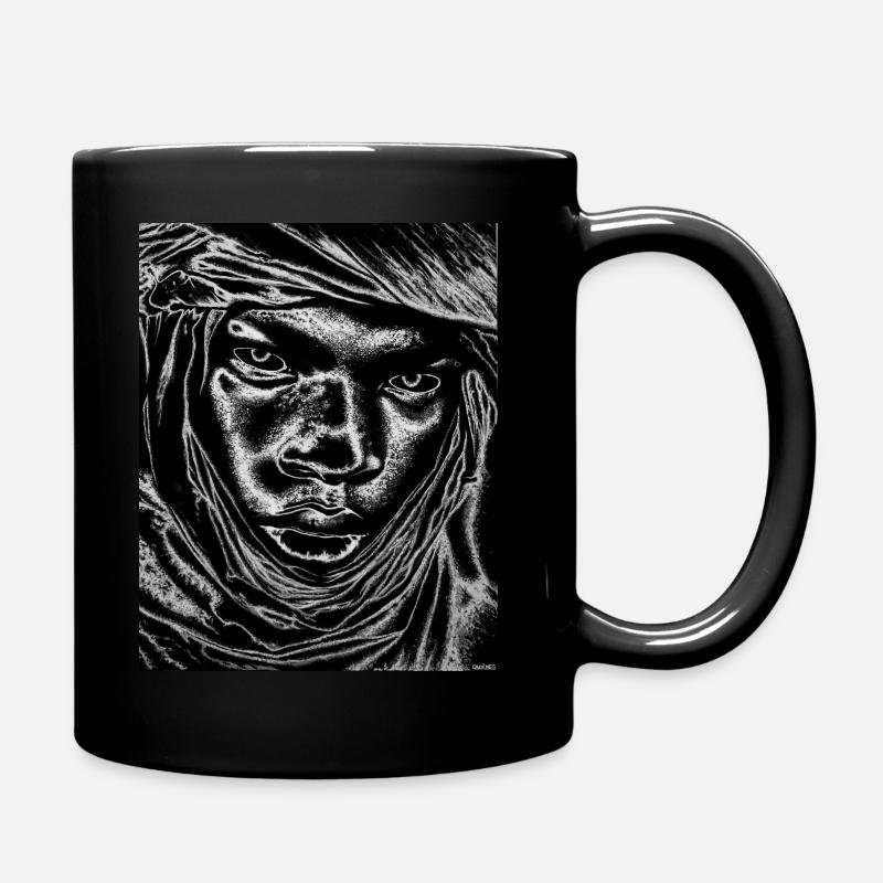 Mystische Tuareg - Tasse einfarbig - Schwarz