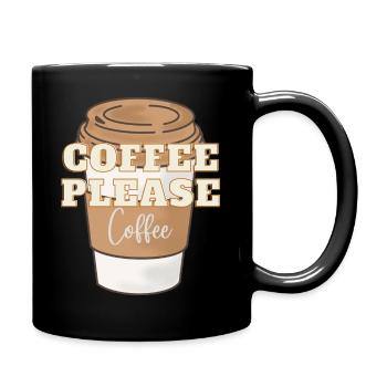 INEEDMYCOFFEE! - Tasse einfarbig - Schwarz - Rechts