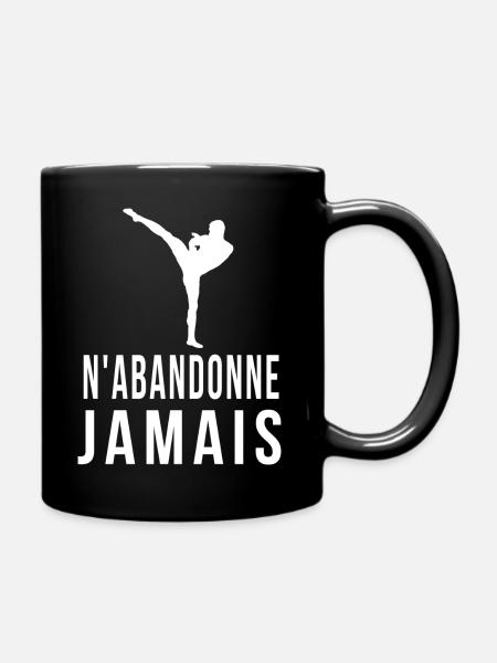 T-shirt homme femme sport combat personnalisé - Mug uni - noir