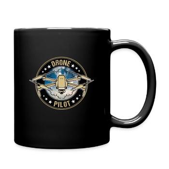 Pilote Drone Drone Quadcopter fpv drone pilote - Mug uni - noir - Droite