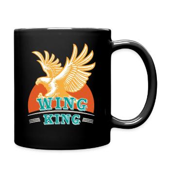 Wing King Goldwing Motorrad Design - Tasse einfarbig - Schwarz - Rechts