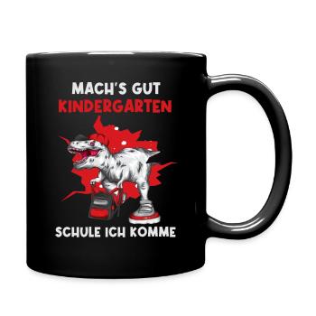Einschulung Schulkind Erstklässler Schulbeginn - Tasse einfarbig - Schwarz - Rechts