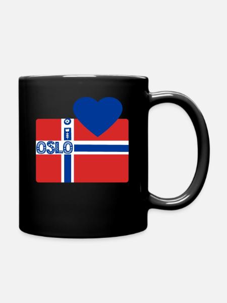 Oslo - Tasse einfarbig - Schwarz