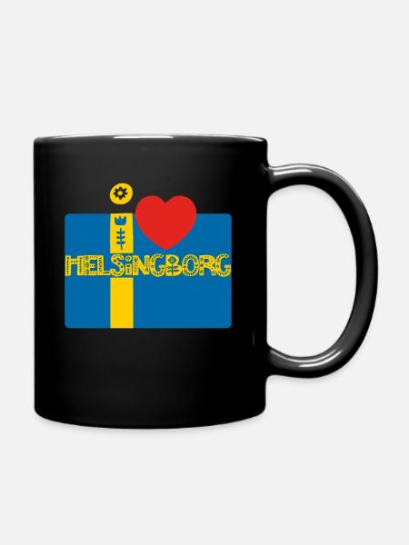 Helsingborg - Tasse einfarbig - Schwarz