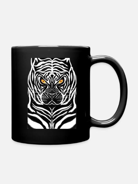 Tiger - Tasse einfarbig - Schwarz