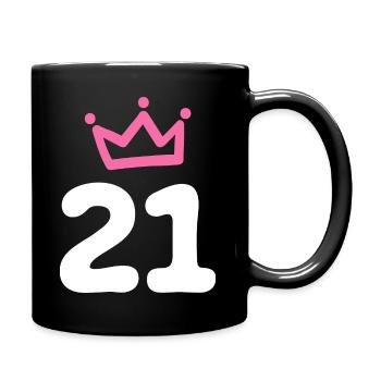 Idée cadeau Krone du 21e anniversaire - Mug uni - noir - Droite