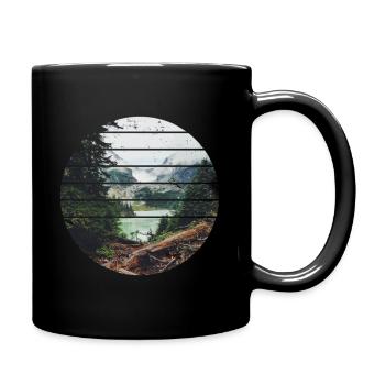 natura - Tazza monocolore - nero - Destra
