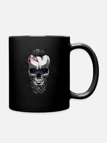 Crâne viking - Mug uni - noir