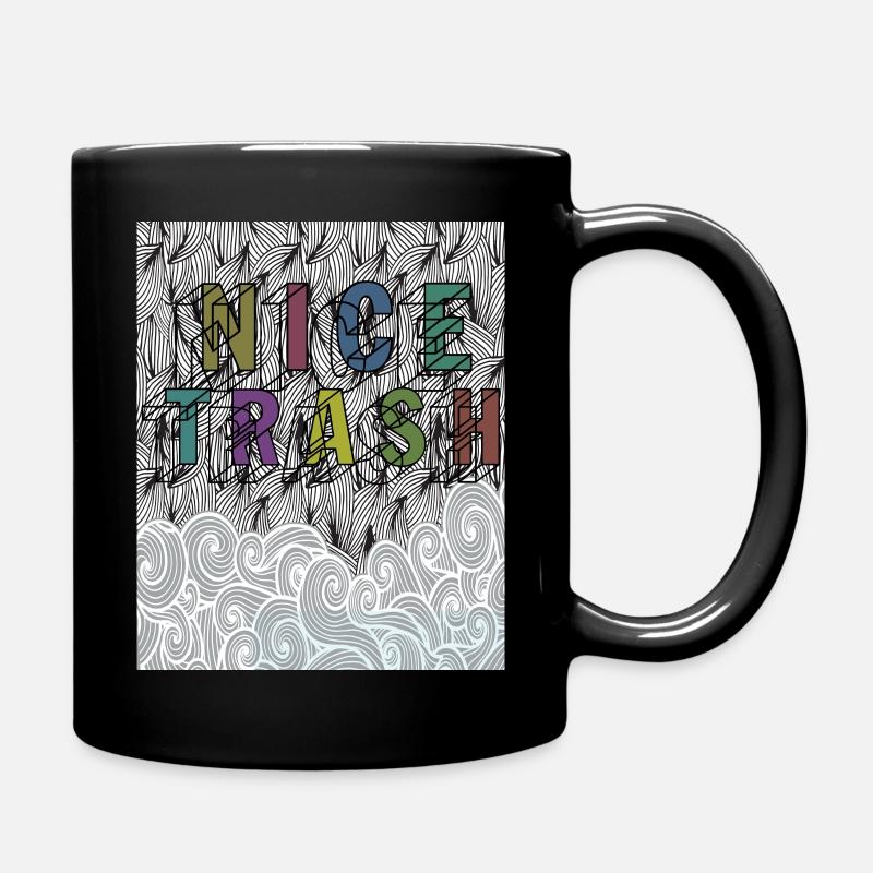 NICEtrashTRASH - Tasse einfarbig - Schwarz