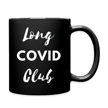 long covid club Corona Virus Lockdown Quarantine - Full Colour Mug - black - Right