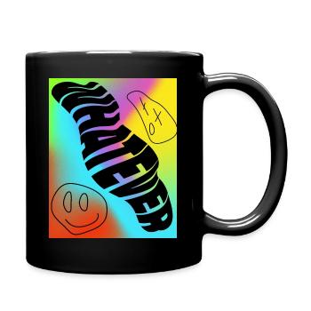 Wasauchimmer - Tasse einfarbig - Schwarz - Rechts