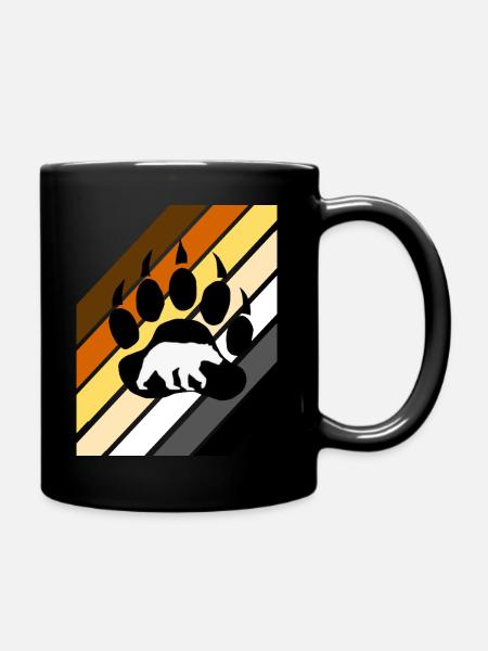 Gay Bear Flagge - Tasse einfarbig - Schwarz