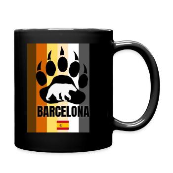 Barcelone gay - Mug uni - noir - Droite