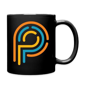 P Bekleidungsmarke - Tasse einfarbig - Schwarz - Rechts