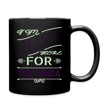 gift ice bear statement funny grumbler mammal - Tasse einfarbig - Schwarz - Rechts