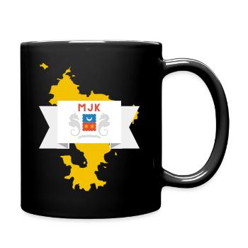 Mayotte l'ile au parfum - Mug uni - noir - Droite