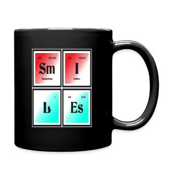 Sourires | Tableau périodique des éléments - Mug uni - noir - Droite