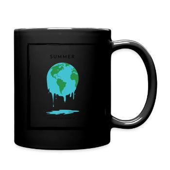 Summer - There is no Planet B - Full Colour Mug - black - Right