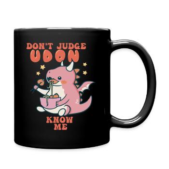Ne jugez pas Udon Know Me Noodles Pun J - Mug uni - noir - Droite