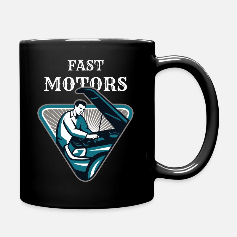 Moteurs rapides - Mug uni - noir