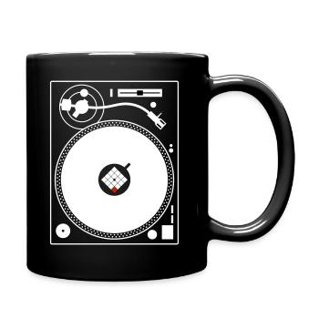 PLATTENSPIELER VINYL DJ TURNTABLE - Tasse einfarbig - Schwarz - Rechts