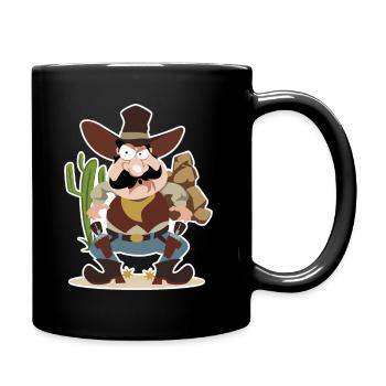 Garrett West - Full Colour Mug - black - Right