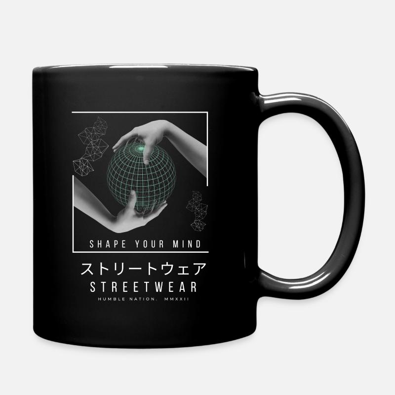 Gestalten Sie Ihren Geist selbst. Anregend - Tasse einfarbig - Schwarz