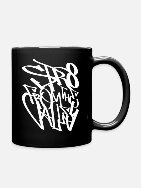STRAIGHT FROM THE VALLEY WUPPERTAL - Tasse einfarbig - Schwarz