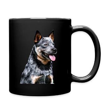 Bouvier Australien - Mug uni - noir - Droite