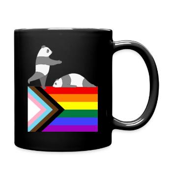 Gay Panda - Mug uni - noir - Droite