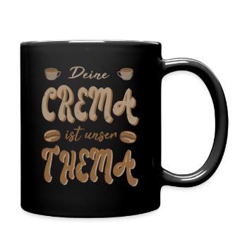 Coffee Barista Cafe Job Quote Espresso T-Shirt - Full Colour Mug - black - Right