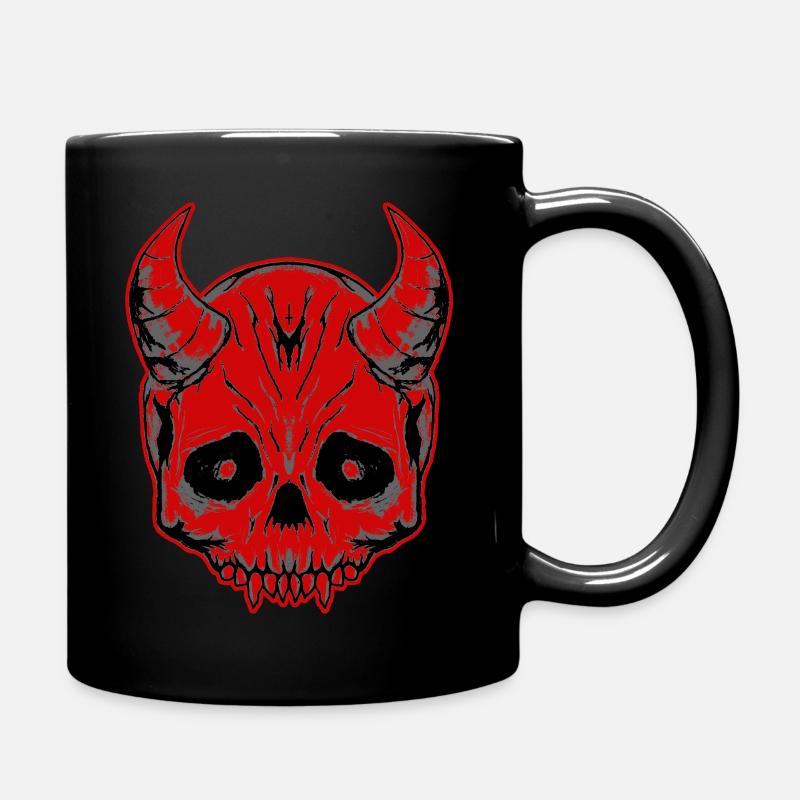 Red Devil - Full Colour Mug - black