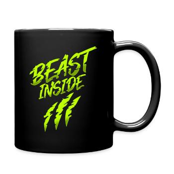 BEAST INSIDE - Tasse einfarbig - Schwarz - Rechts