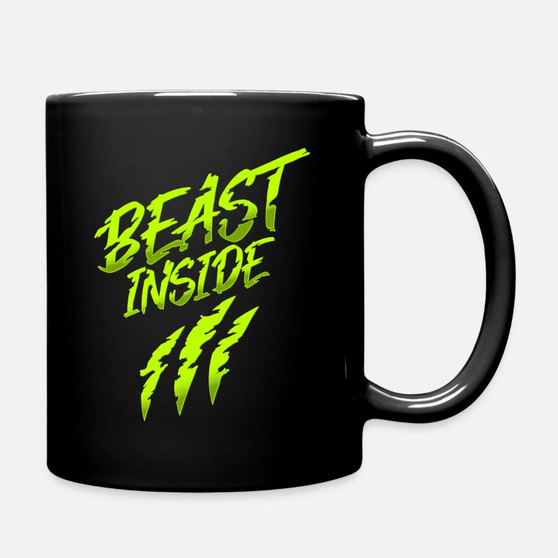 BEAST INSIDE - Tasse einfarbig - Schwarz