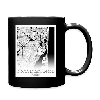 850 North Miami Beach Florida - Tasse einfarbig - Schwarz - Rechts