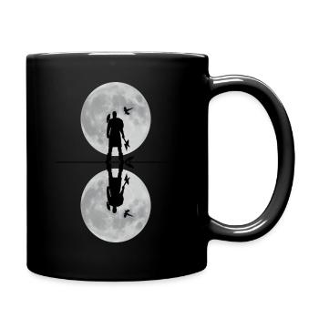Man in the Moon - Full Colour Mug - black - Right