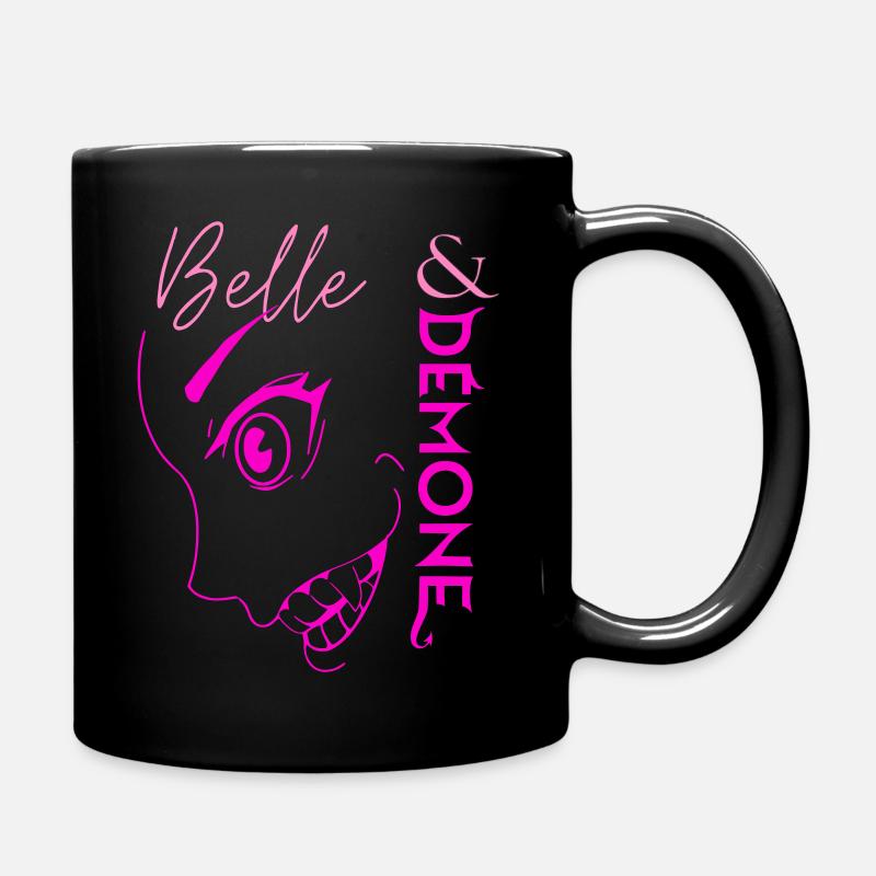 Belle et demone (Pink style) - Mug uni - noir