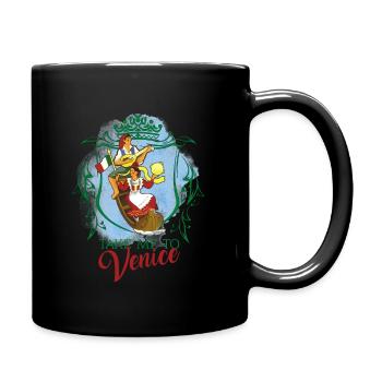TAKE ME TO VENICE - Full Colour Mug - black - Right