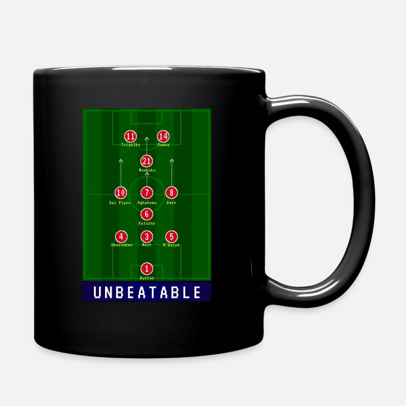Unschlagbar - Tasse einfarbig - Schwarz