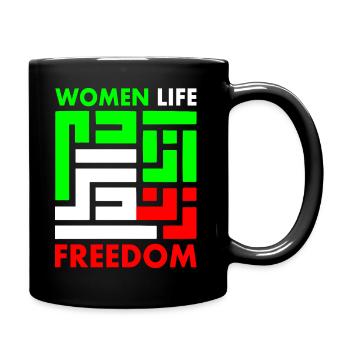 Women life freedom - Mug uni - noir - Droite