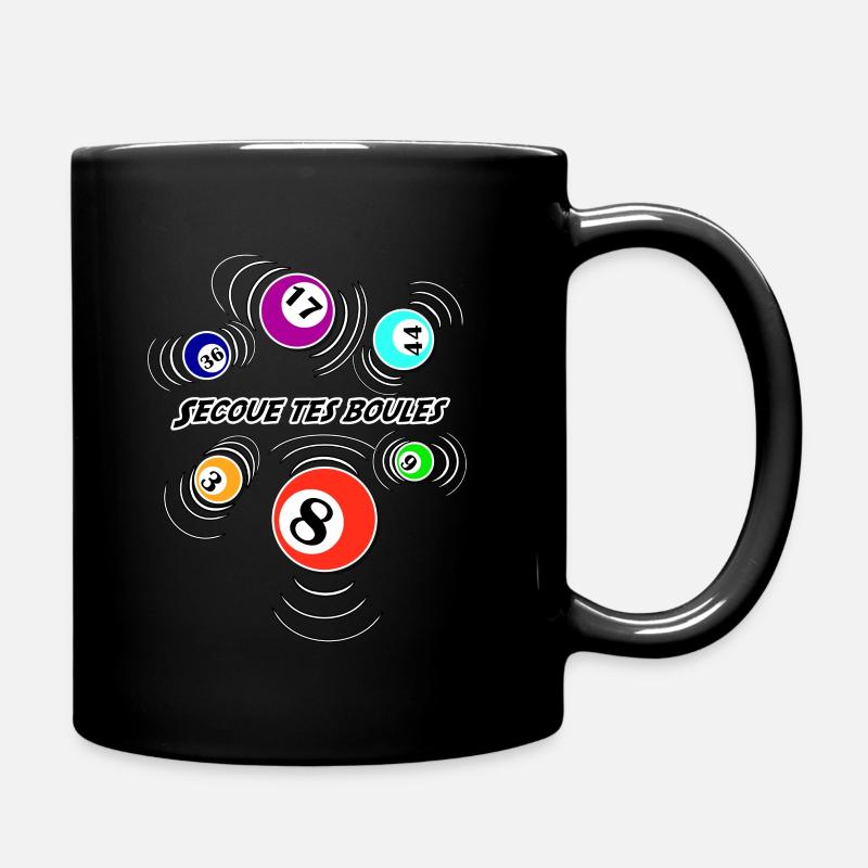 secoue tes boules bingo - Mug uni - noir