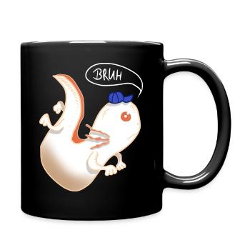 Axolotl bruhxolotl bruh cartoon cap - Mug uni - noir - Droite